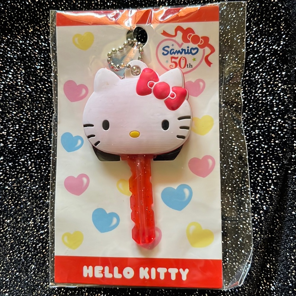 50th Anniversary Hello Kitty Key Cover. Limited edition and brand new.
